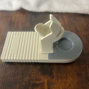 Universal Gray and White mini glue gun holder
